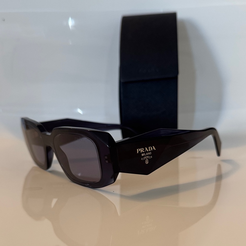 Prada PR17W Dark Blue Sunglasses with Case